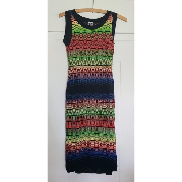 M by Missoni Multicolour Bodycon Tank Dress Size 8 US - Picture 1 of 3
